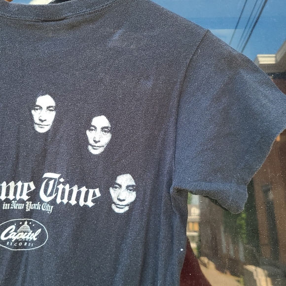 Rare VTG SS Sz SM John Lennon/yoko Tshirt SomeTime - Picture 6 of 16
